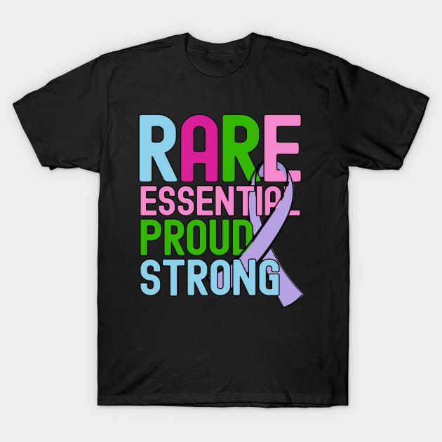 Rare Disease Day Essential Proud Strong People Awareness T-Shirt by alcoshirts